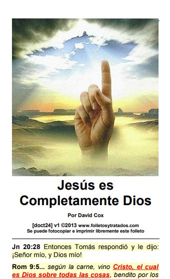 doct24 Jesus es completamente Dios