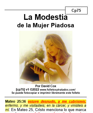 cp75 La Modestia de la Mujer Piadosa