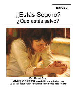 salv38 ¿Estás Seguro? ¿Qué estás salvo? Examinamos si una persona puede saber que es salvo, y las marcas de un salvo.