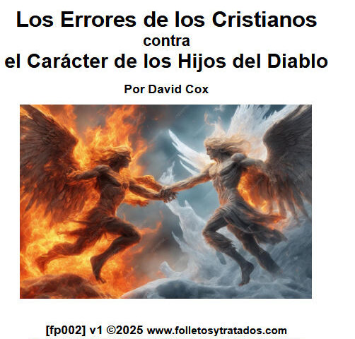 fp002 Los Errores de los Cristianos contra el Carácter de los Hijos del Diablo errors de un cristiano contra el plan maldad de los del Diablo